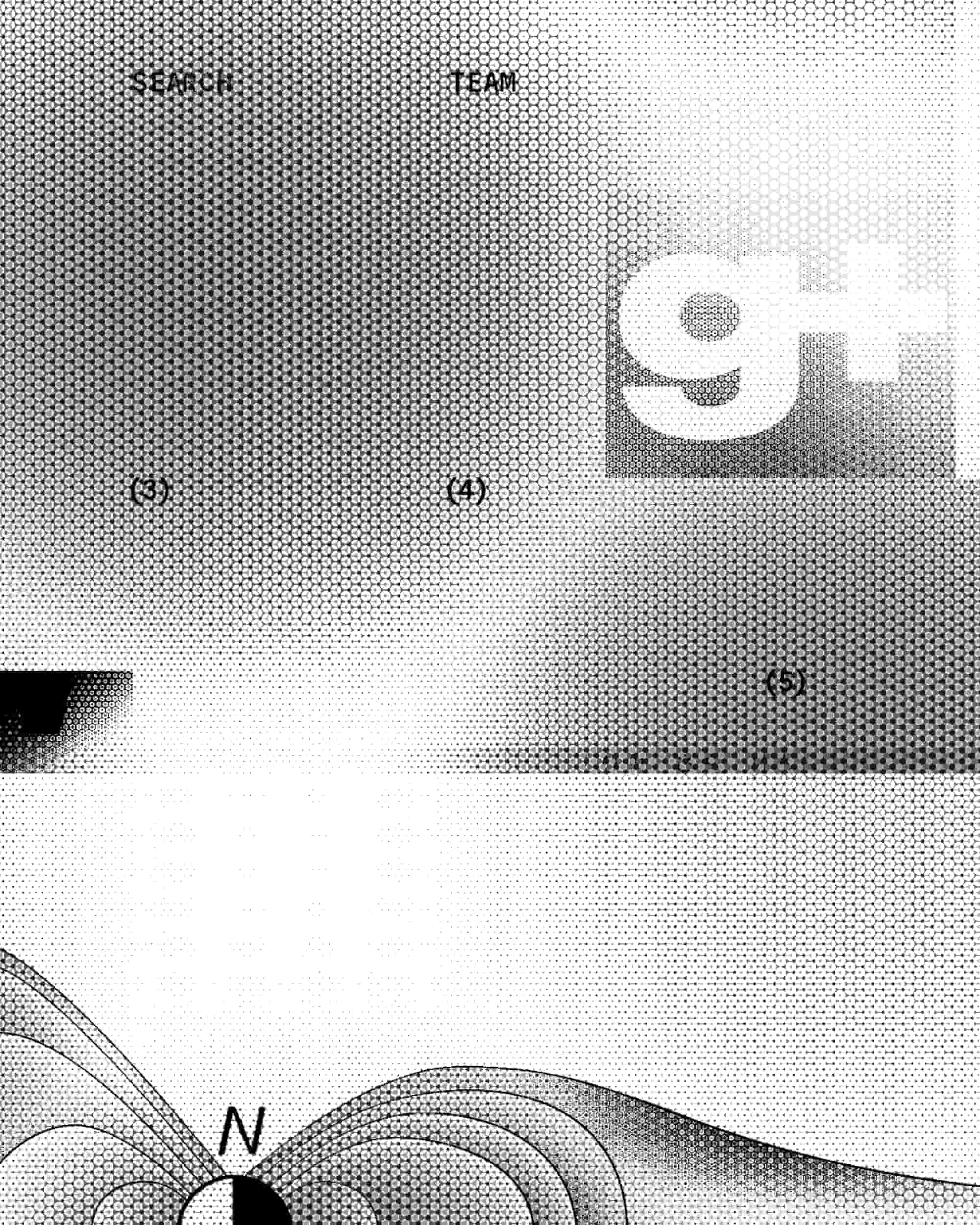 Typography design with retro CRT screen effect and monochrome filter creating a vintage computer aesthetic