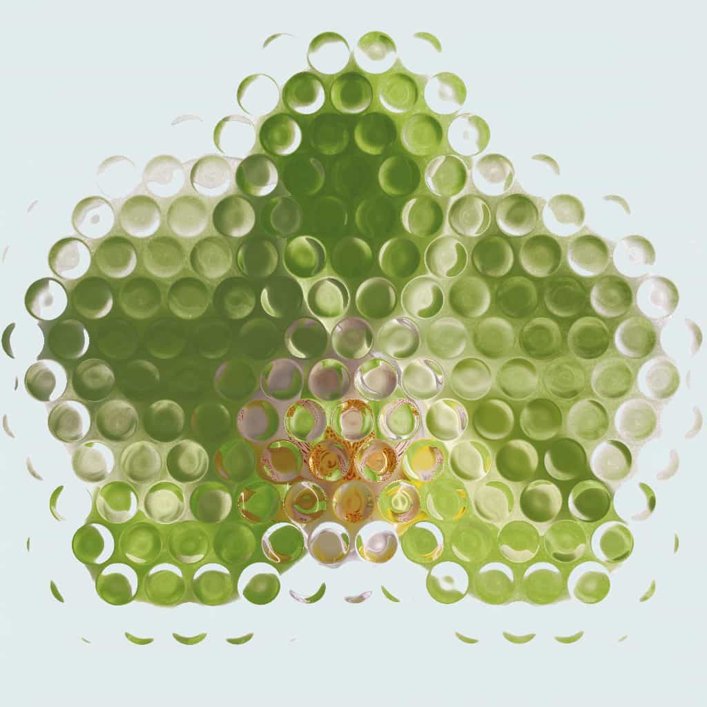 Image with Reeded glass effect applied